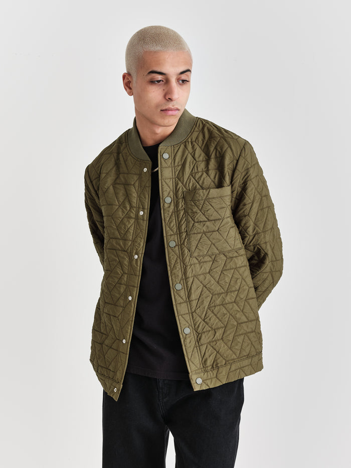 Recycled quilted jacket