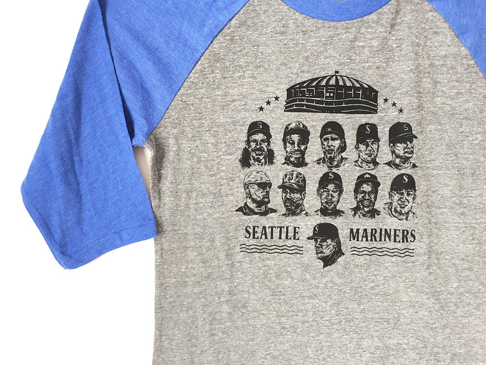 Seattle Mariners Retro T Shirt Tee Youth Small Blue MLB Baseball 47 Brand