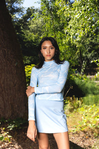 Sky Blouse in Blue Pool