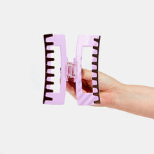 Load image into Gallery viewer, Jumbo Box Claw in Brown / Lilac
