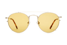 Load image into Gallery viewer, Brushed Gold Havana Tuff Safari Sunglasses
