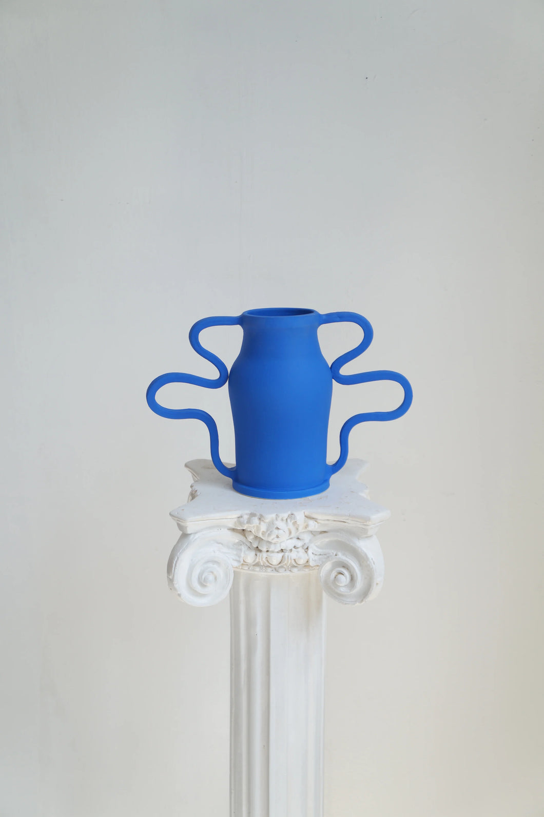 Blue Amphoa Vase