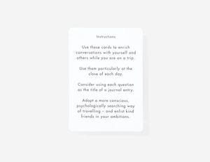 Travel Therapy Cards