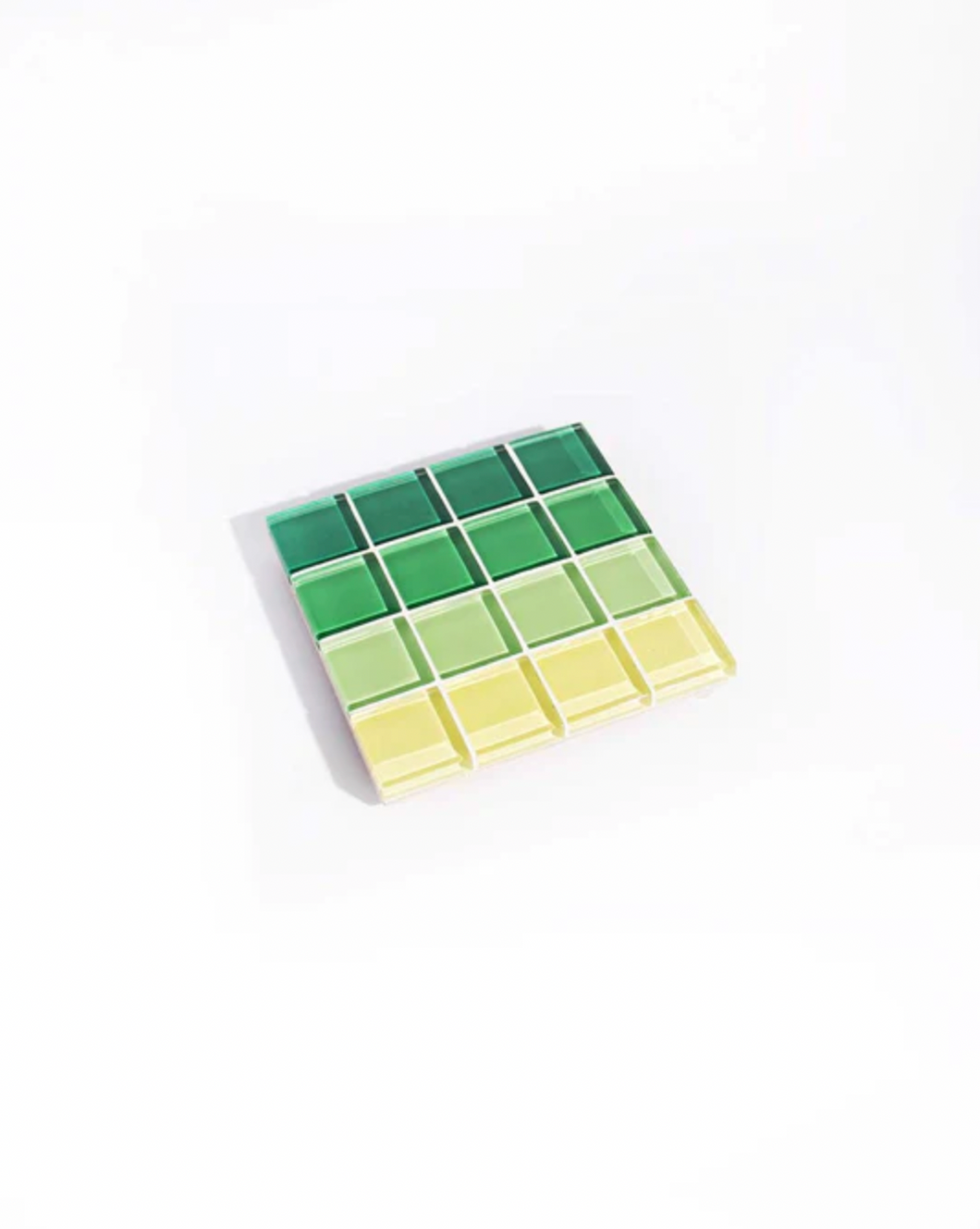 Ombre Forest Glass Tile Coaster