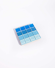 Load image into Gallery viewer, Ombre Maldives Glass Tile Coaster
