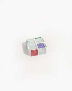Randomness Glass Tile Incense Holder