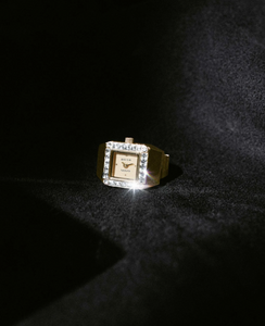 Gold Dalmata Time Ring