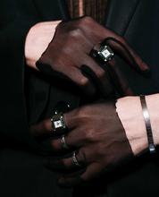 Load image into Gallery viewer, Silver Dalmata Time Ring
