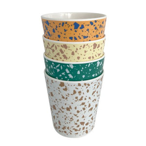 Terrazzo Mix Cups - Set of 4