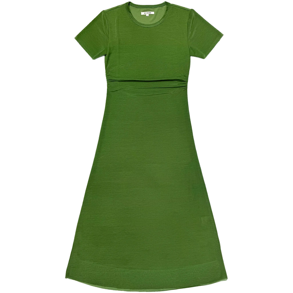pistachio green dress Eleni Halter Maxi Dress main image 0