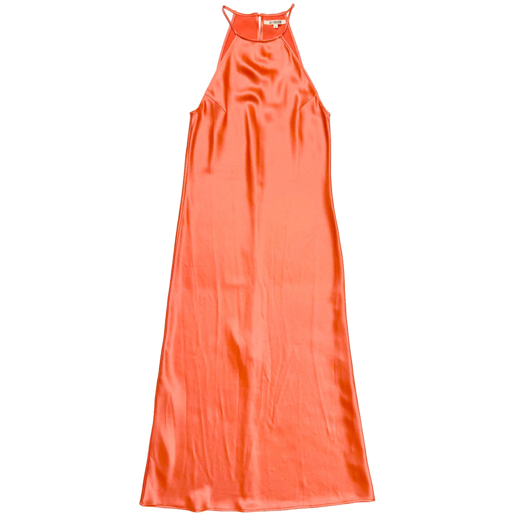 ali golden elastic dress TIE BACK MIDI DRESS main image 1