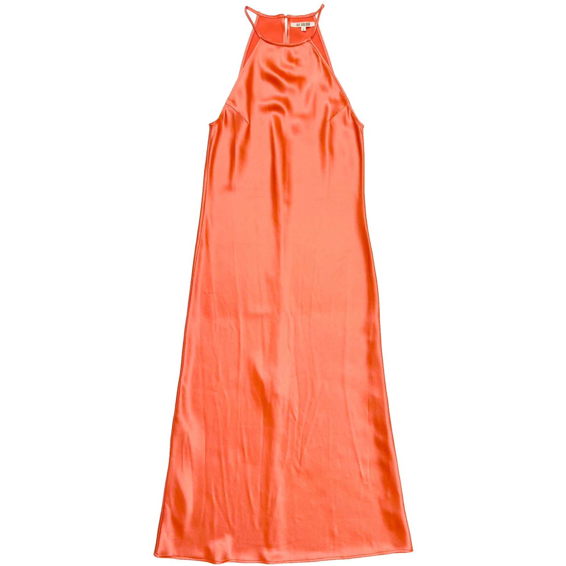 ali golden mesh dress PLEATED MESH DRESS