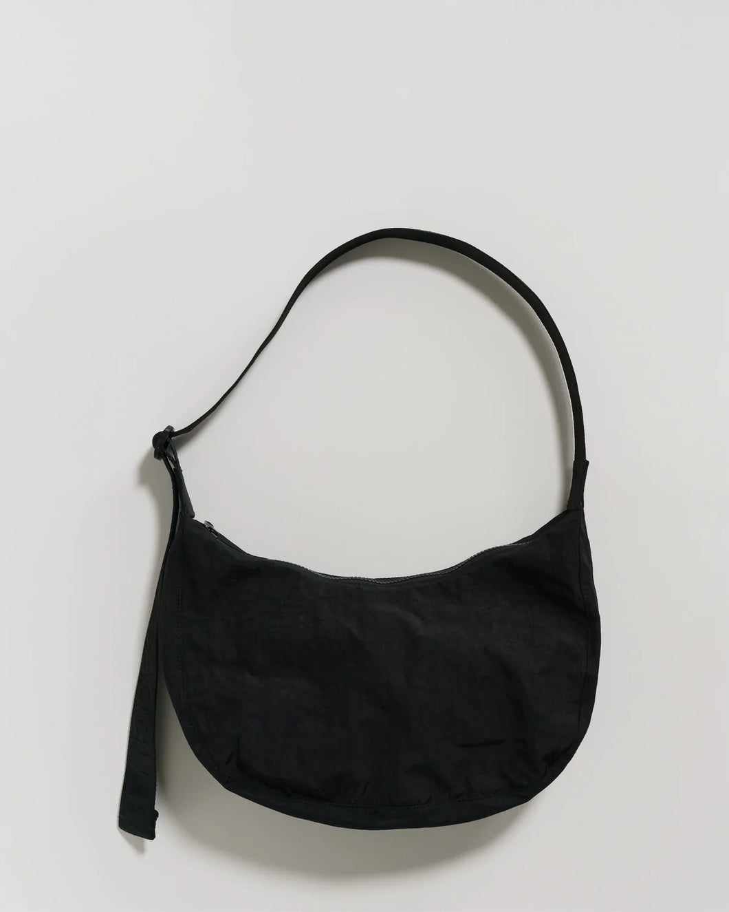 Black Medium Crescent Bag