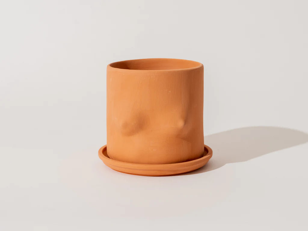 Mini Terracotta Boob Pot