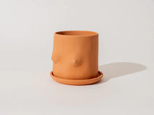 Load image into Gallery viewer, Mini Terracotta Boob Pot
