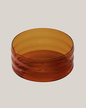 Load image into Gallery viewer, Medium Ripple Bowl in Amber
