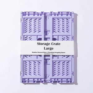 Lavender Large Storage Crate