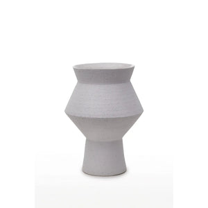 White Ceramic Zig Zag Vase