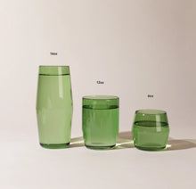 Load image into Gallery viewer, Set of Two Green 12oz Century Glasses
