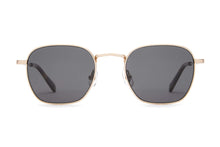 Load image into Gallery viewer, Brushed Gold Groove Pilot Sunglasses
