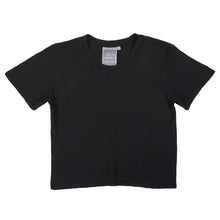 Load image into Gallery viewer, Black Cropped Ojai Tee
