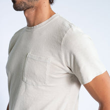 Load image into Gallery viewer, Washed White Baja Pocket Tee
