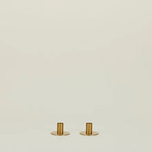 Load image into Gallery viewer, Essential Metal Candle Holders in Brass
