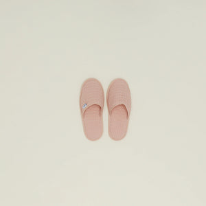 Blush Simple Waffle Slippers