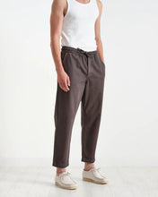 Load image into Gallery viewer, Charcoal Cotton Twill Kurt Trouser
