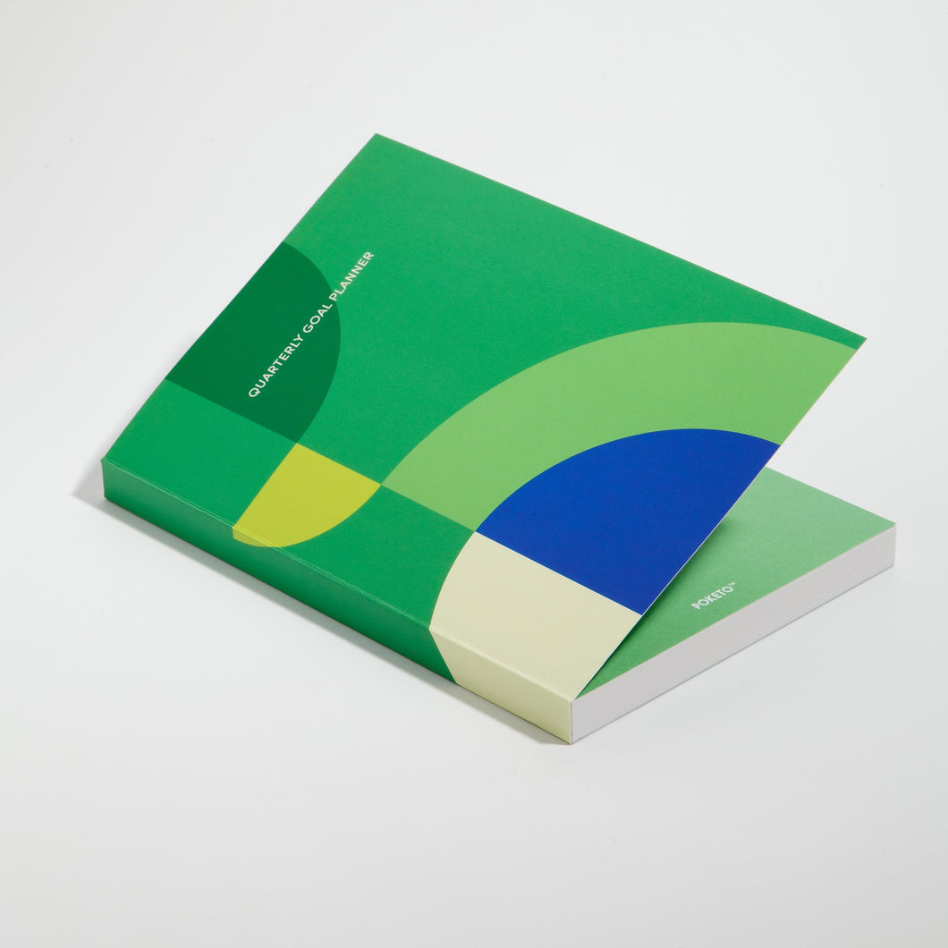 Quarterly Goal Planner in Green