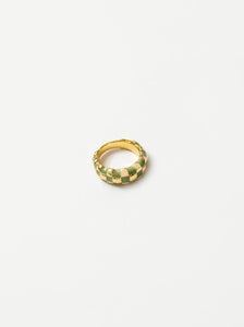 Libby Ring in Green and Gold