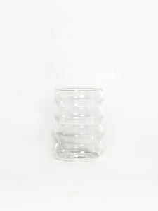 Large Clear Ripple Cup