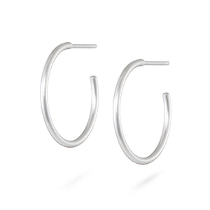 Silver Small Leen Hoops
