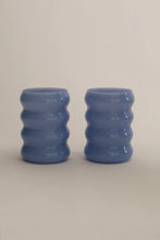Load image into Gallery viewer, Opaque Ripple Cup Set in Cornflower
