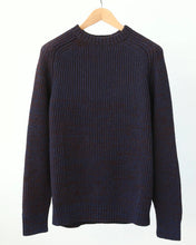 Load image into Gallery viewer, Alpawool Marled Crewneck in Navy
