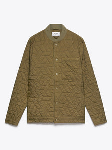 Sung Quilted Jacket Recycled Khaki