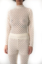 Load image into Gallery viewer, Harmony Mesh Long Sleeve in White Noise
