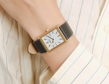 Load image into Gallery viewer, Black Gold and Ivory Virgil Watch
