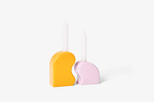 Pink & Orange Seymour Candle Holder
