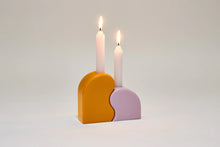 Load image into Gallery viewer, Pink &amp; Orange Seymour Candle Holder
