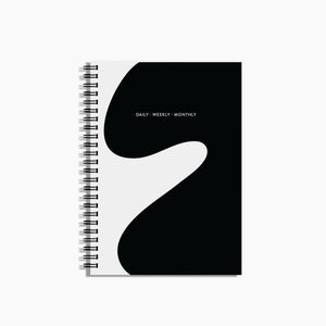 Small Daily Weekly Monthly Planner in Curves
