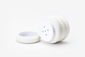 Tall White Stacking Planter