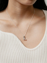 Load image into Gallery viewer, Cowboy Boot Charm Necklace in Silver
