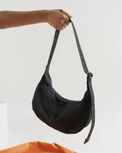 Load image into Gallery viewer, Black Medium Crescent Bag
