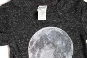 Charcoal Full Moon Baby Tee