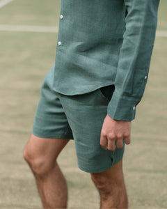 Pine Linen Bo Shorts