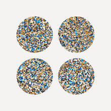 Load image into Gallery viewer, Blue Speckled Cork Coasters
