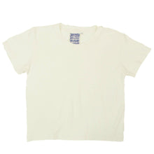 Load image into Gallery viewer, Washed White Cropped Lorel Tee

