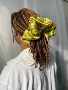 Giant Scrunchie in Chartreuse
