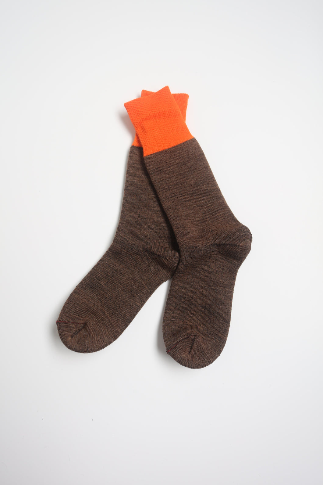 Hybrid Boot Crew in Brown and Orange